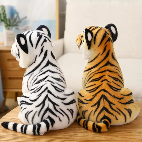 Miniatura 3 de GUDVES Tiger Tale Toys - Peluche de tigre blanco de 7.8 pulgadas, bonito y realista regalo para niños