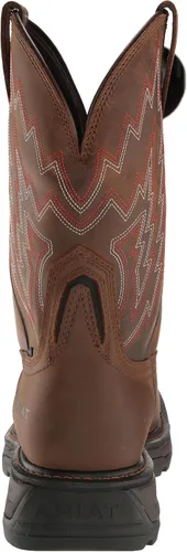 Miniatura 3 de ARIAT Botas de trabajo con punta compuesta impermeable Big Rig para hombre, Marrón Oscuro/Marrón Desgastado, 11 Ancho