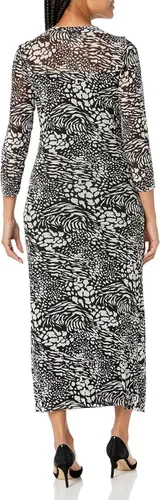 Miniatura 2 de Anne Klein Women's Printed Side Ruched Midi Dress