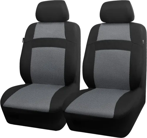 CAR PASS Fundas de Asiento de Automóvil de Malla de Aire Solo para Asientos Delanteros, Fundas de Asiento Universales para Automóvil que se Ajustan