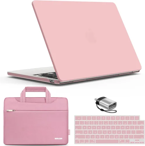 Miniatura 15 de IBENZER Compatible con estuche para MacBook Air de 13 pulgadas 2025 2024 2023 2022 M4 A3240 M3 A3113 M2 A2681, estuche rígido y funda con protector