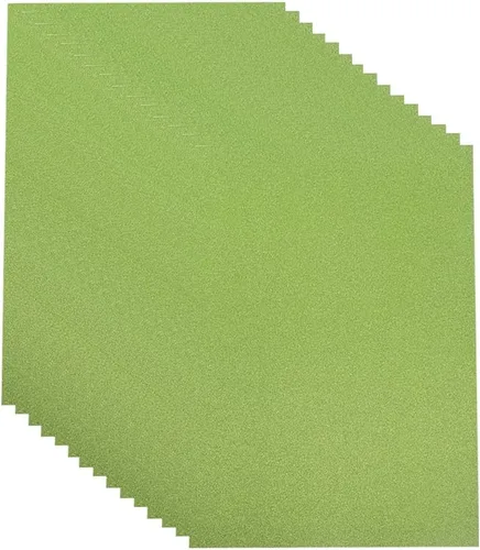 Miniatura 8 de Cartulina con purpurina, 250 GSM, 15 hojas, papel con purpurina para manualidades, decoración de cumpleaños y bodas, caja de regalo y otros Azul