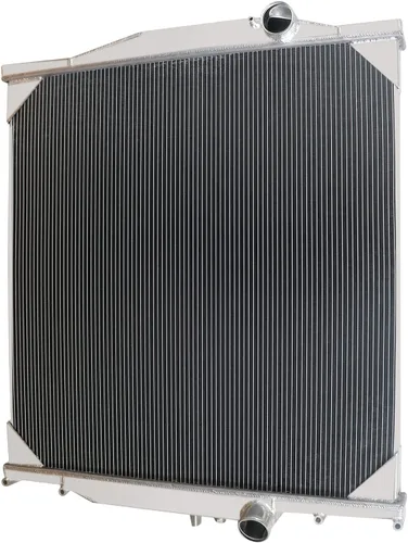 Radiador para 1996-2009 Volvo VN VNL VNM WC WI WX 1003406 1003424 y 2005-2007 Mack CXN 11.9L 6 Diesel, 2 filas de radiador de aluminio de