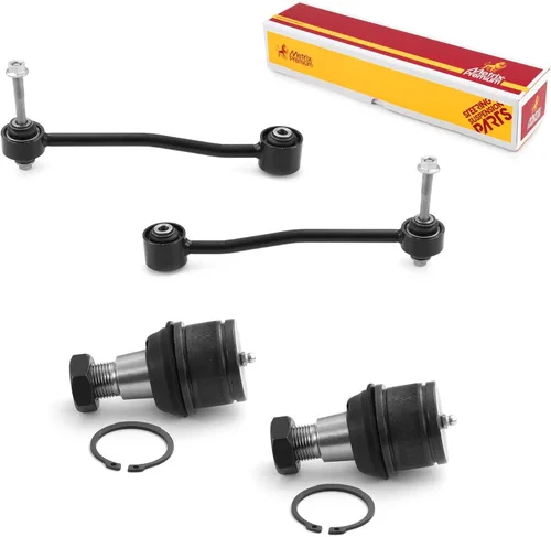 Miniatura 280 de Metrix Premium Chassis Parts - Juego de 4 piezas de articulación de rótula superior y barra estabilizadora delantera para Ford Ranger RWD 1998-2011