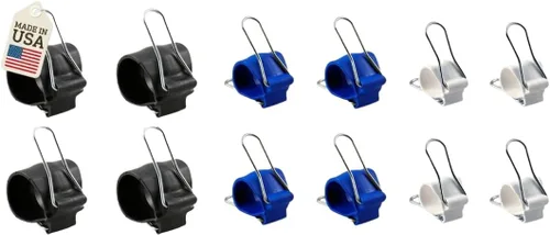 Miniatura 10 de Clips reutilizables para jardín y cables – Soportes de abrazadera para interiores y exteriores para plantas, cables, cables, tiras de luces