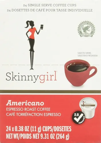 Miniatura 5 de Skinnygirl Cápsulas de café, americano, café tostado expreso en cápsulas individuales para cafeteras Keurig K Cup, 24