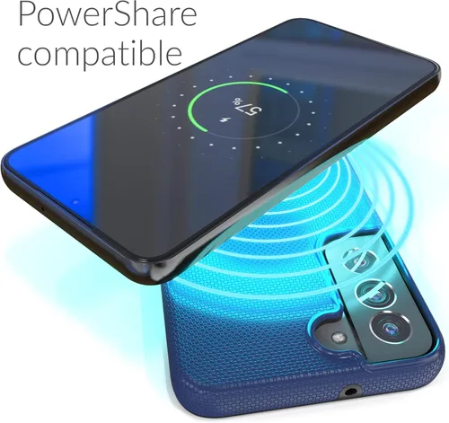 Miniatura 6 de Crave para Funda Samsung Galaxy S22, Funda de Protección Antichoque de Doble Capa para Samsung Galaxy S22 5G (15.49 cm) - Azul Marino