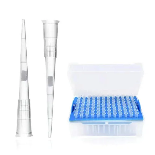 Puntas de pipeta de filtrado de 10 µL – Puntas de pipeta de filtro universales – en rack, sin ARNasa/DNasa y seguras para pirógenos, transparentes,