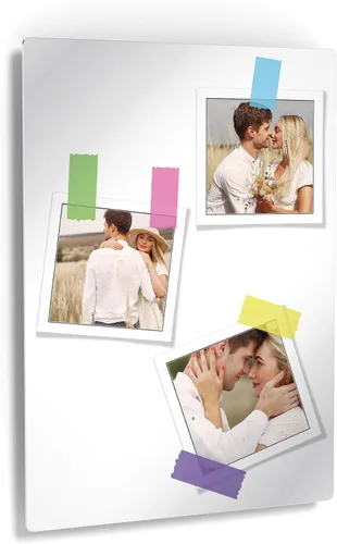 Miniatura 22 de Smile Art Design Decoración de pared personalizada de metal de alta calidad, panel de aluminio rígido brillante HD, coloca tu foto en metal, listo