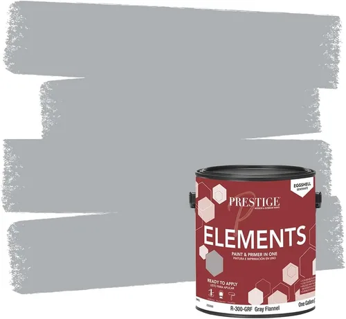 Miniatura 3 de PRESTIGE Paints Elements - Pintura interior e imprimación en uno, cáscara de huevo, 1 galón, gris cabo