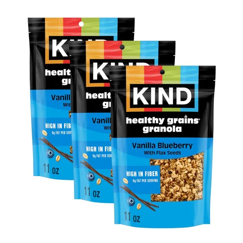 Miniatura 23 de Kind Granos saludables de granola, avena y miel con coco tostado, sin gluten, mezcla de aperitivos saludables, 0.18 onzas de proteína, 11 onzas, 3