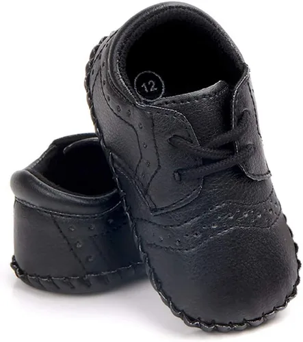 Miniatura 5 de CINDEAR Mocasines para bebés y niñas, zapatos planos Oxford, adorables zapatos de cuna para recién nacidos, tenis de poliuretano para precaminantes