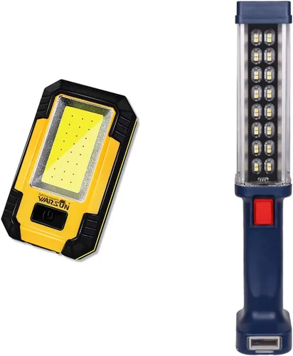 WARSUN Y36 y ZJ889 luces de trabajo LED recargables magnético mecánico luz de trabajo portátil para acampar reparación de coches altos lúmenes