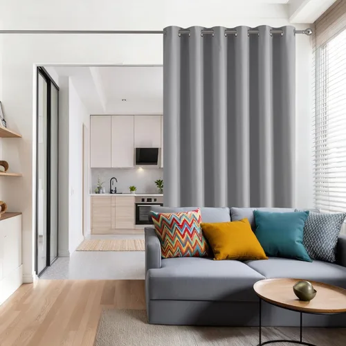 Miniatura 183 de RYB HOME - Cortinas extralargas de privacidad, para bloquear luz, de techo a suelo, para comedor, oficina, sala de estar, cine en casa, patio, 8.3