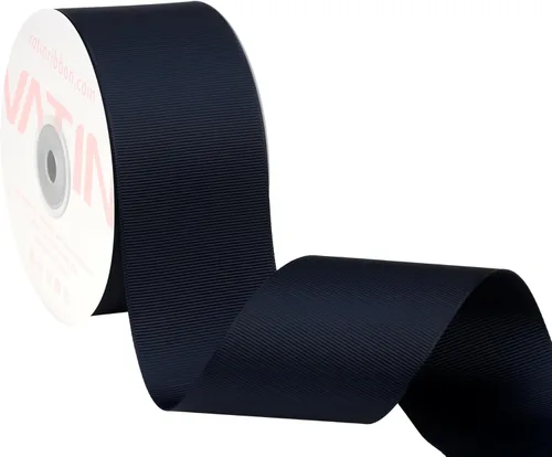Miniatura 121 de Vatin - Rollo de cinta de grogrén, rollos de 25-50 yardas, perfecto para decoración de bodas, coronas, baby showers, envolturas de paquete de regalo