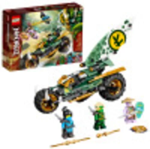 LEGO NINJAGO - Kit de construcción Lloyd’s Jungle Chopper Bike 71745; juguete de bicicleta ninja con las minifiguras NINJAGO Lloyd y NYA, nuevo 2021
