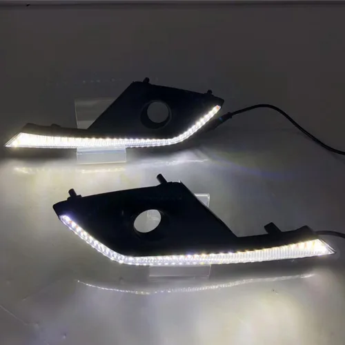 Miniatura 5 de BAKUGO 2 unids coche LED diurna luz antiniebla DRL luz de señal de giro para Mazda CX-3 CX3 2015 2016 2017 2018 2019 2020