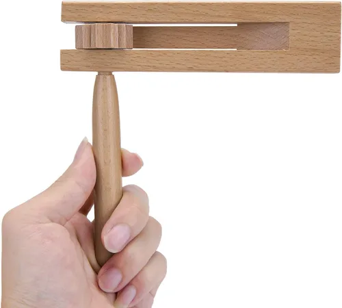 Paquete de 2 máquinas de ruido de trinquete de madera, matraca tradicional mexicana para graduación, juegos de fútbol, fiestas y eventos deportivos