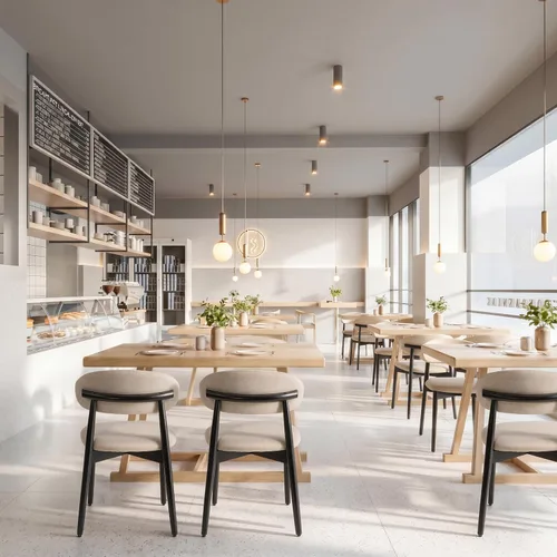 Miniatura 9 de Juego de 2 Sillas de Comedor de Madera Modernas Tapizadas en Tela, Sillas de Cocina de Mediados de Siglo Moderno, Sillas de Comedor de Granja