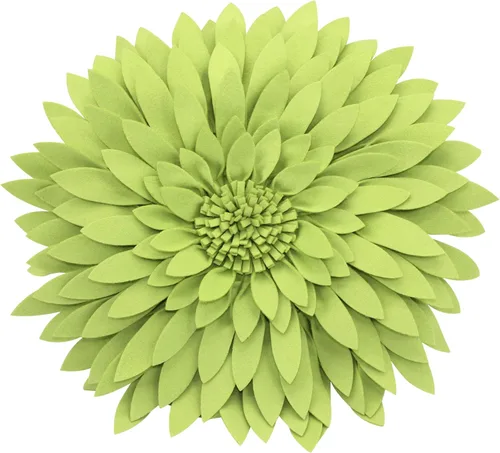 Miniatura 30 de Almohada decorativa 3D de flores de margarita, manta de girasol de 14.5 x 13 pulgadas, decoración redonda para el hogar para sofá y cama