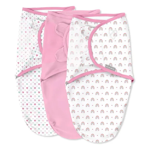 Miniatura 23 de SwaddleMe - Manta original orgánica, talla S/M, de 0 a 3 meses, paquete de 2 (cielos estrellados)