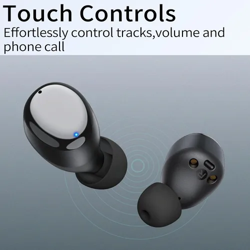 Miniatura 5 de Redpepper Auriculares inalámbricos con cancelación activa de ruido Bluetooth 6.0 con micrófonos incorporados, llamadas claras de 0.14 oz
