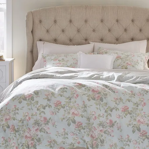Miniatura 5 de Laura Ashley Home - Juego de funda de edredón individual, ropa de cama de algodón reversible con funda a juego, decoración del hogar transpirable