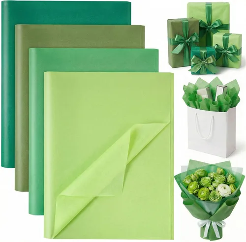 Miniatura 15 de Koogel 112 hojas de papel de seda naranja, papel de seda amarillo de 20 x 14 pulgadas para bolsas de regalo, manualidades, decoración de envoltura