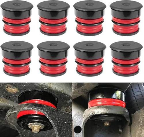 Miniatura 11 de Kit de montaje de cuerpo de silicona para Ford F-250 / F-350 Crew Cab 2008-2016, kit de 8 bujes de montaje en cuerpo de silicona para mejorar