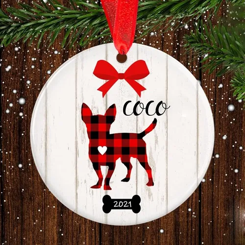 Miniatura 19 de Adorno de Navidad para mascotas, adorno de Beagle, regalos para amantes de mascotas, regalo conmemorativo para mascotas, recuerdo de Beagles