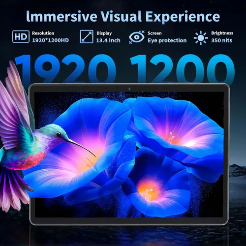 Miniatura 3 de Tablet Android 16 de 13 pulgadas 2026 con teclado, 32 GB+256 GB+2 TB expandir, tabletas PC con Gemini AI, Octa-Core, 10000mAh, pantalla de 120 Hz