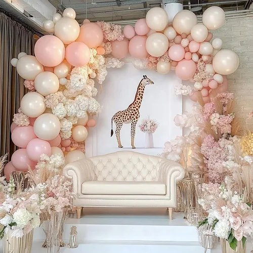 Miniatura 6 de RUBFAC Globos negros de diferentes tamaños, 105 unidades de 5/10/12/18 pulgadas para arco de guirnalda, globos de látex de fiesta de alta calidad