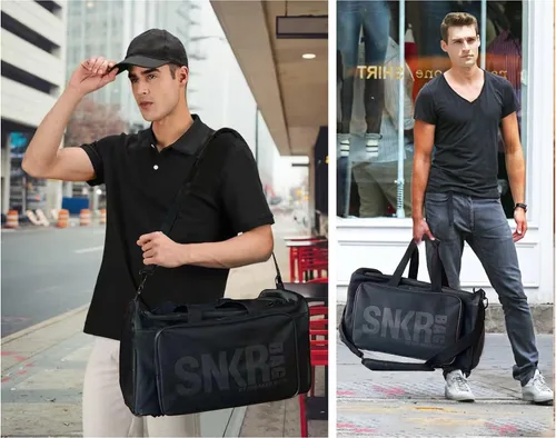 Miniatura 6 de Bolsa de deporte y bolsa de viaje, Rojo -, Bolsa de viaje con compartimentos interiores ajustables