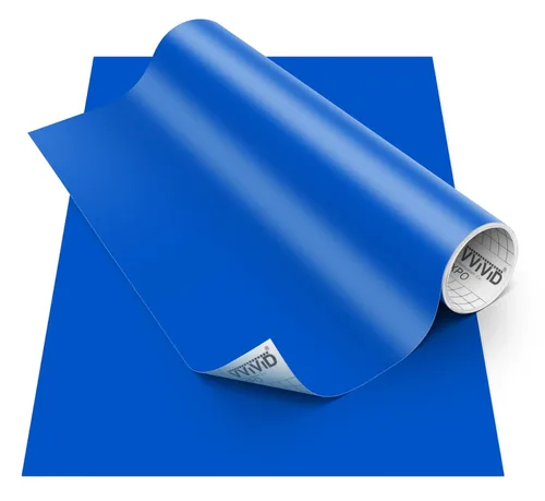 Miniatura 93 de VViViD DECO65 - Vinilo adhesivo permanente brillante azul oscuro, 11.8 pulgadas x 84 pulgadas (7 pies)
