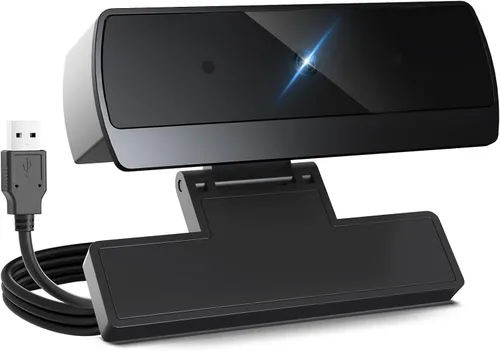 Cámara web Full HD 1080p para PC Cámara para computadora portátil Cámara web Cámara de transmisión de escritorio, micrófono incorporado, Plug & Play