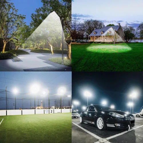Miniatura 9 de Luz solar de calle, 8000 W, 7000 K, 480000 lúmenes, 1152 luces LED solares de estacionamiento del anochecer al amanecer, luces solares al aire