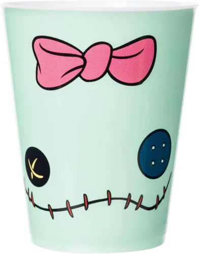 Miniatura 5 de Silver Buffalo Disney Lilo and Stitch Faces With Scrump, Angel y Leroy - Juego de 4 mini tazas de plástico, 1.5 onzas Caras de personajes de Lilo