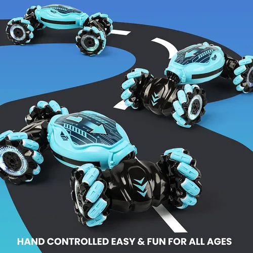 Miniatura 2 de Carro de Control Remoto Regalos para Niños: Carros de Acrobacias RC con Detección de Gestos Juguetes para Niños de 6 7 8 9 10 11 12 Años - Mejores