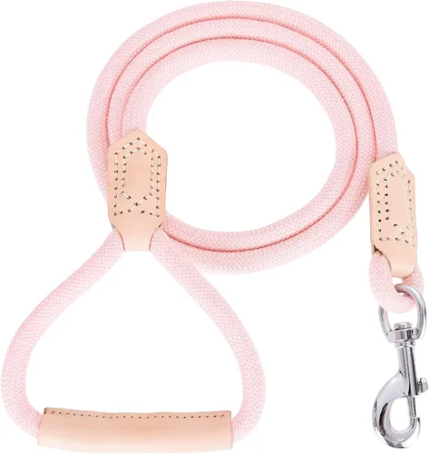 Miniatura 46 de Mile High Life Correa para perro de cuero premium Correa de cuerda resistente Asa de cuero Cierre fuerte de aleación de zinc Perros Mango