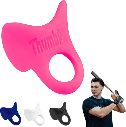 ThumbPRO Protector de pulgar de béisbol – Ayuda de bateo y potenciador de agarre – Reduce el dolor, mejora el swing – para béisbol y sóftbol – Todos