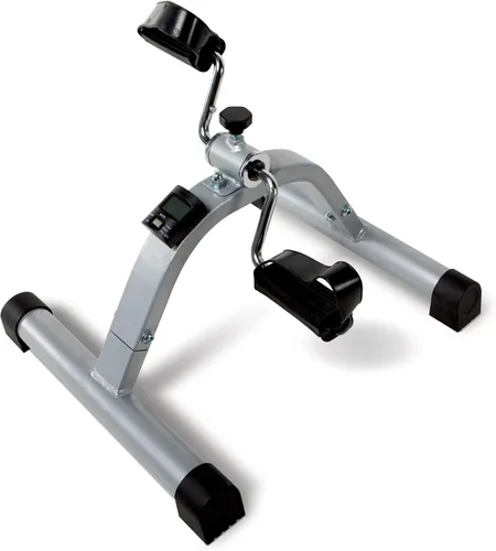 Marcy Miniciciclo de ejercicio de piernas y brazos con pedal para debajo del escritorio, con resistencia magnética ajustable, fisioterapia,