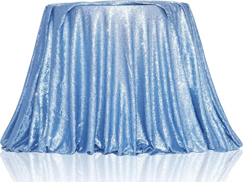 Miniatura 11 de PartyDelight Mantel de lentejuelas redondo de 50 pulgadas, color dorado claro, adorno de mesa para decoración de bodas, fiestas, cumpleaños