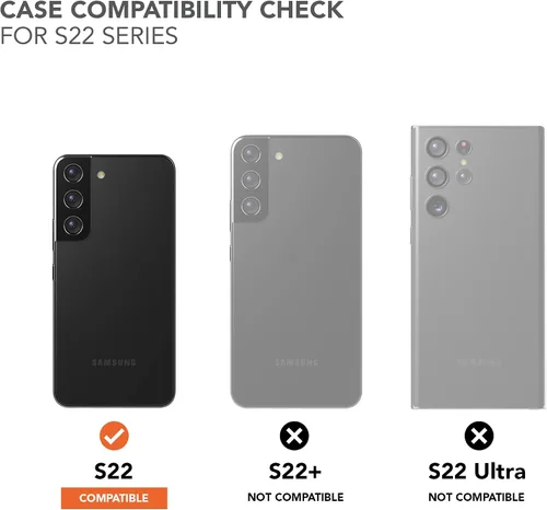 Miniatura 2 de Rokform - Funda para Galaxy S22, serie resistente, funda magnética con bloqueo giratorio, armadura probada contra caídas (negro)