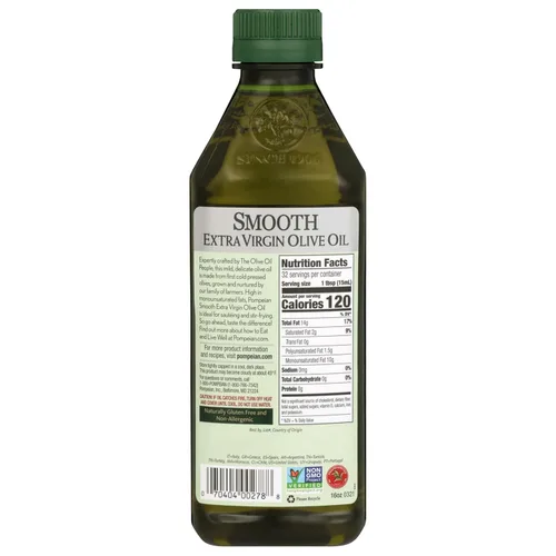 Miniatura 3 de Pompeian - Aceite de oliva extravirgen, de primera presión en frío, sabor suave y delicado, perfecto para saltear, naturalmente libre de gluten