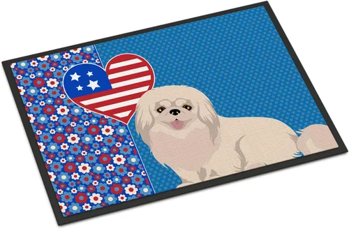 Miniatura 183 de Caroline's Treasures WDK5119JMAT Airedale Terrier USA - Tapete para interiores o exteriores, 24 x 36 pulgadas, tapete para puerta delantera
