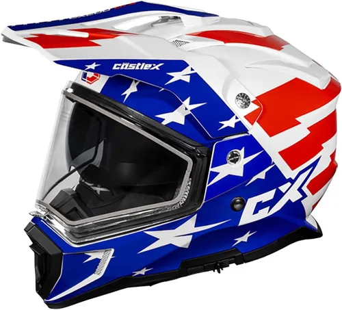 Miniatura 3 de Castle X CX200 Dual Sport Casco de Nieve (Negro Mate - Extra Pequeño)