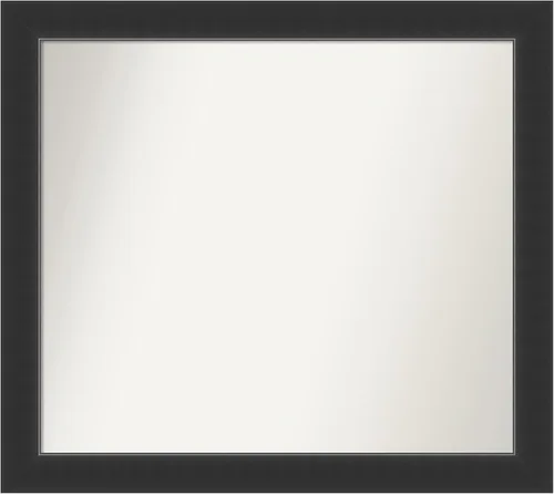 Miniatura 170 de Amanti Art Espejo personalizado, espejo de baño negro Astor, espejo de pared o espejo de tocador de baño sobre el fregadero (25 x 25 pulgadas)