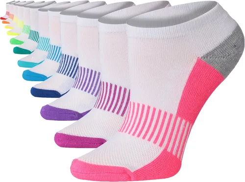 Miniatura 28 de Tipi Toe Women’s 12 Pack Cushioned Low Cut Socks – Breathable, Moisture-Wicking Athletic Comfort for Running & Daily Wear