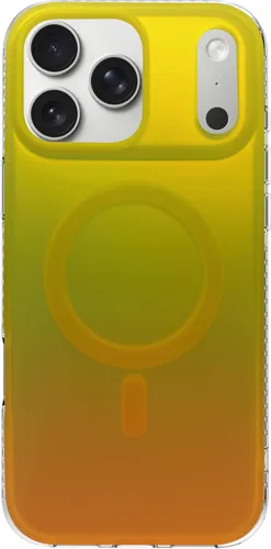 Miniatura 11 de Funda degradada para iPhone 14 Pro - Diseño multicolor degradado naranja y amarillo, resistente a los impactos y con imanes