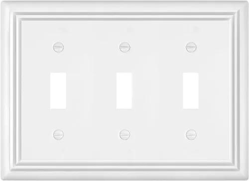 Miniatura 12 de Cubiertas de Enchufe Decorador Doble, Placas de Pared de Bronce Envejecido para Interruptor de Regulador, Enchufe GFCI y Receptáculo, Placas
